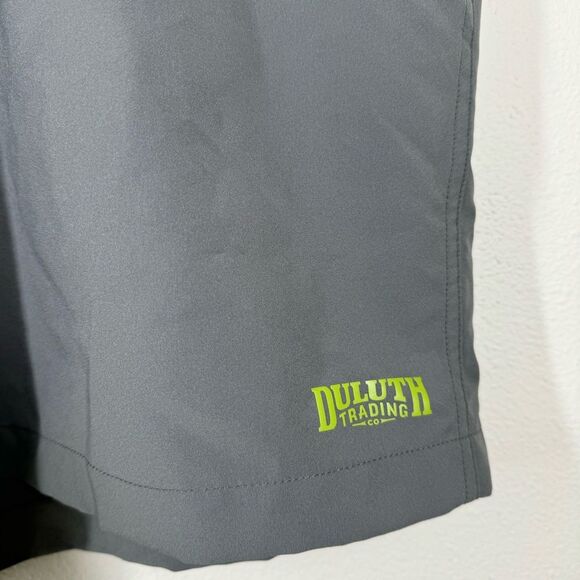 Duluth Men's Pier Genius 11" Swim Trunks Gray Lined 3XL - Picture 2 of 7